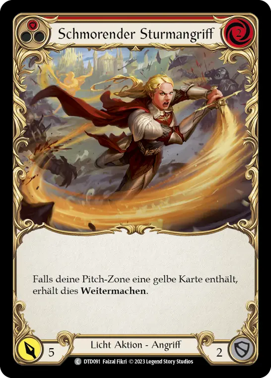 Card: Blistering Assault (red)