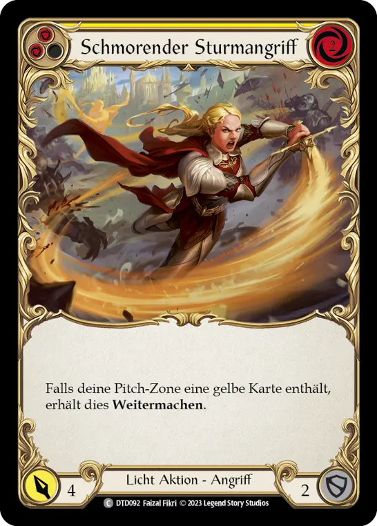 Card: Blistering Assault (yel)