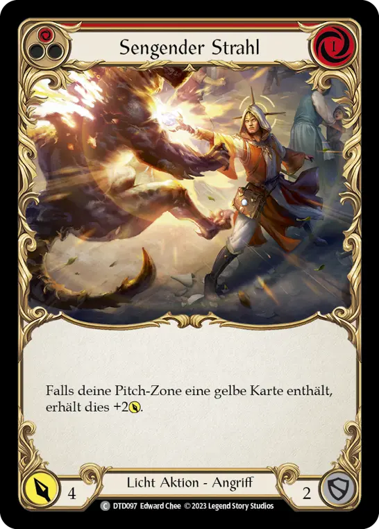 Card: Searing Ray (red)