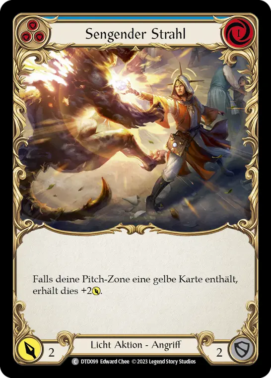 Card: Searing Ray (blu)