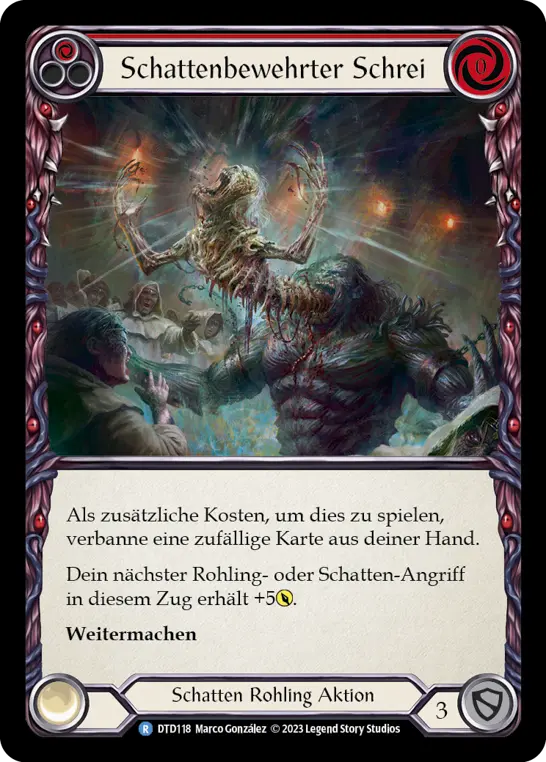 Card: Shaden Scream (red)