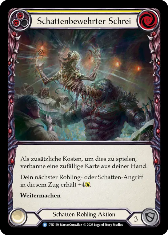Card: Shaden Scream (yel)