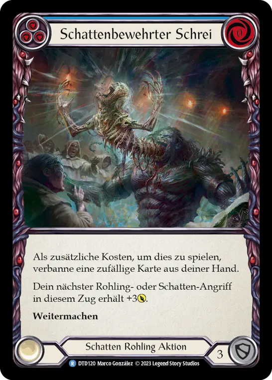 Card: Shaden Scream (blu)