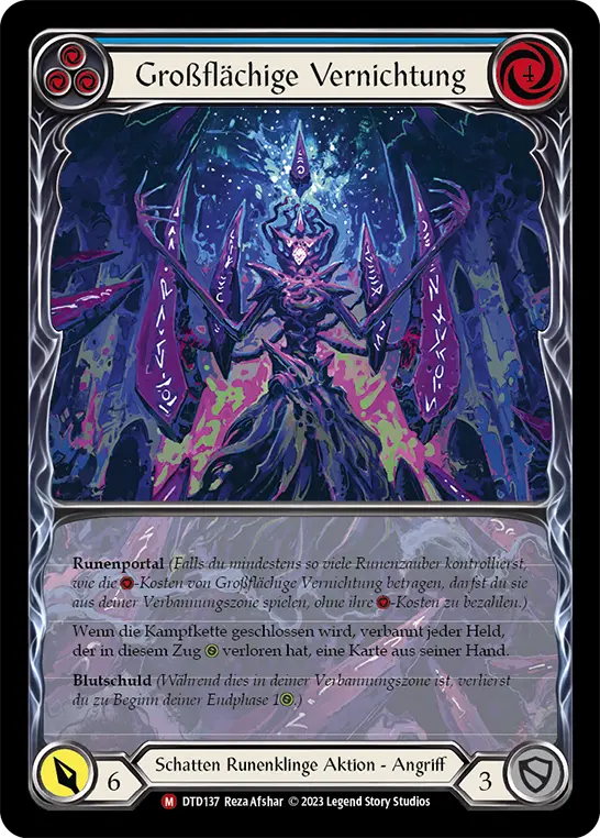 Card: Widespread Annihilation (blu)