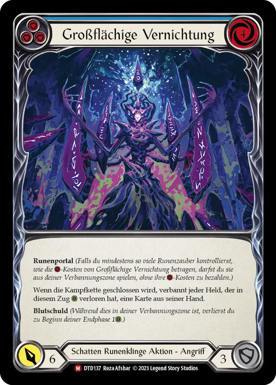 Card: Widespread Annihilation (blu)