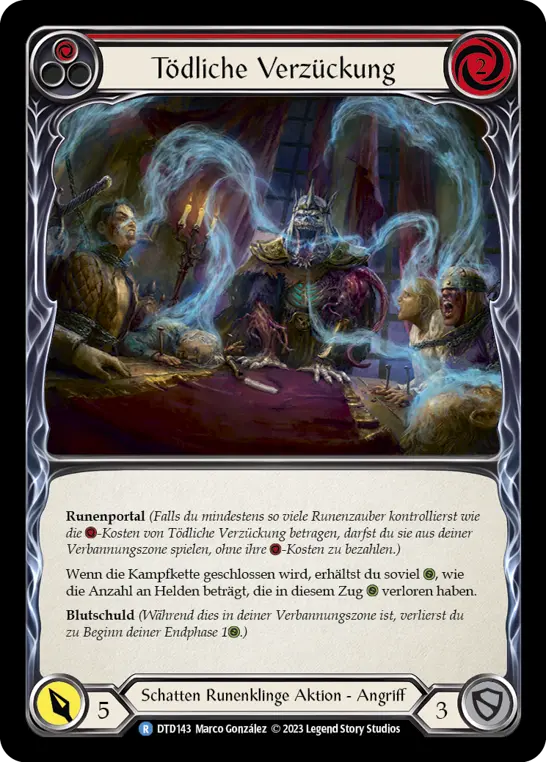 Card: Deathly Delight (red)