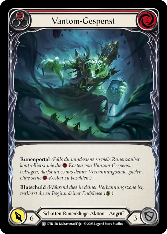 Card: Vantom Wraith (red)