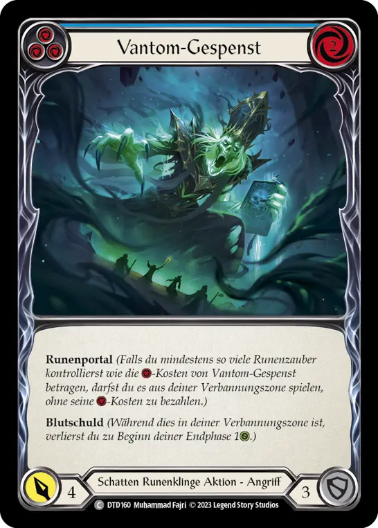 Card: Vantom Wraith (blu)