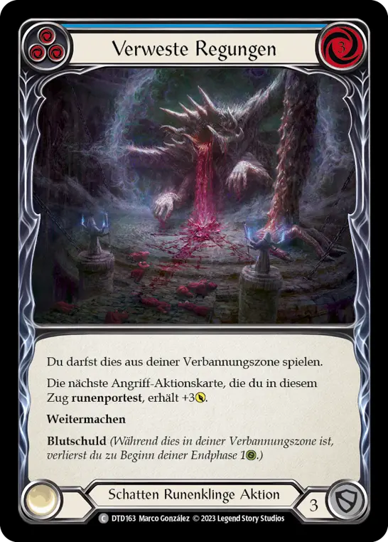 Card: Putrid Stirrings (blu)