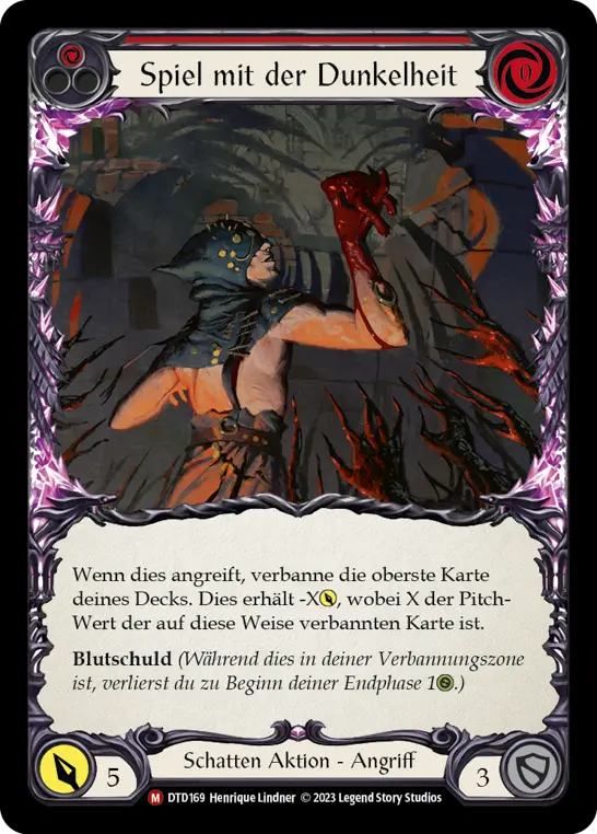 Card: Dabble in Darkness (red)