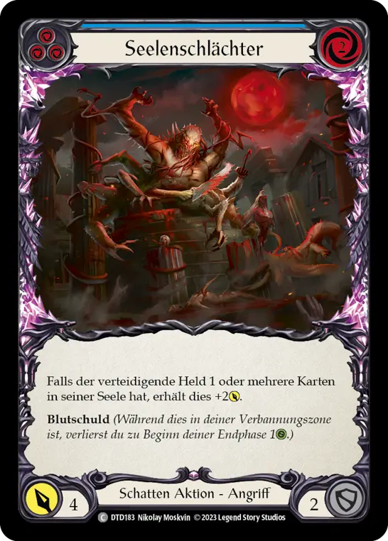 Card: Soul Butcher (blu)