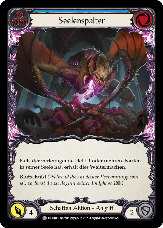 Card: Soul Cleaver (blu)