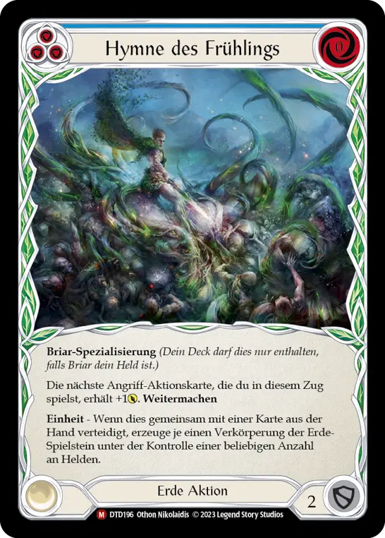Card: Anthem of Spring (blu)