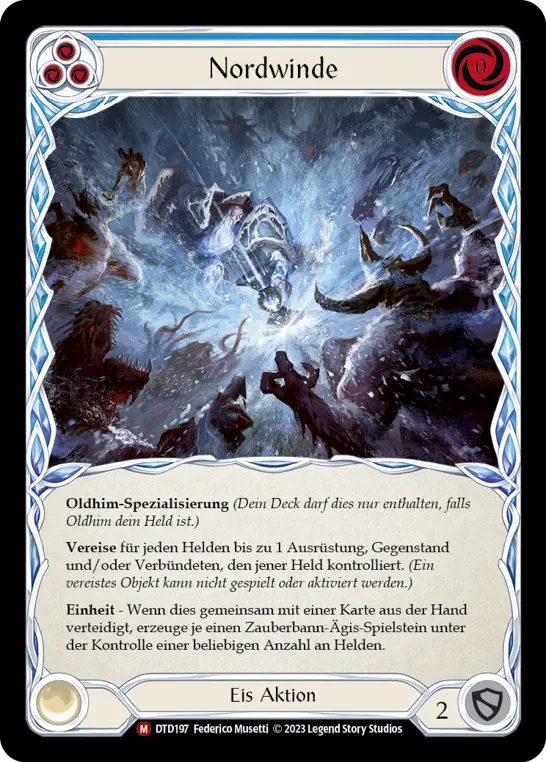 Card: Northern Winds (blu)
