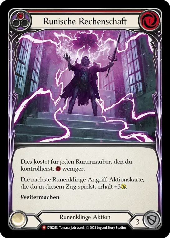 Card: Runic Reckoning (red)