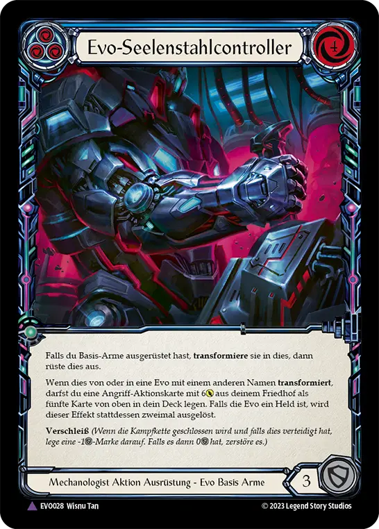 Card: Evo Steel Soul Controller (blu)