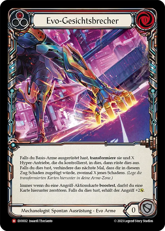 Card: Evo Face Breaker (red)