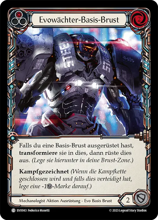 Card: Evo Sentry Base Chest (red)