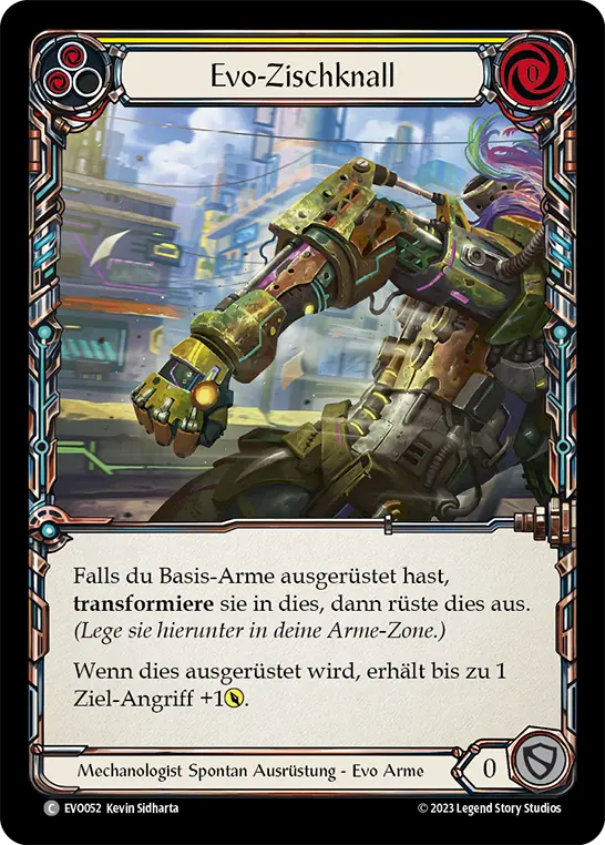Card: Evo Whizz Bang (yel)