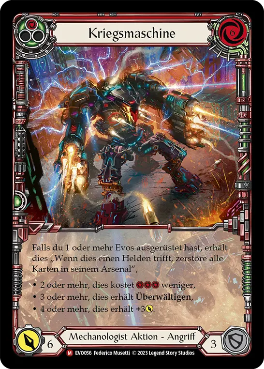Card: War Machine (red)