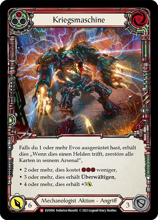 Card: War Machine (red)