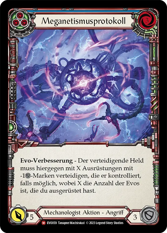Card: Meganetic Protocol (blu)