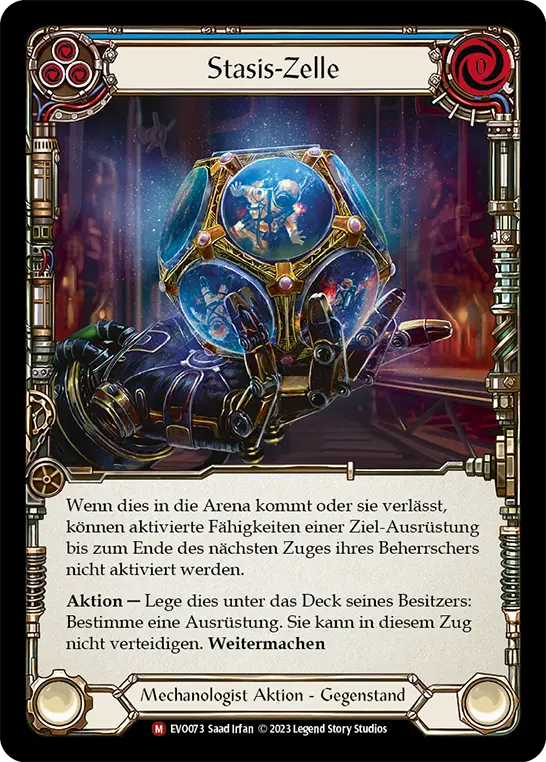 Card: Stasis Cell (blu)