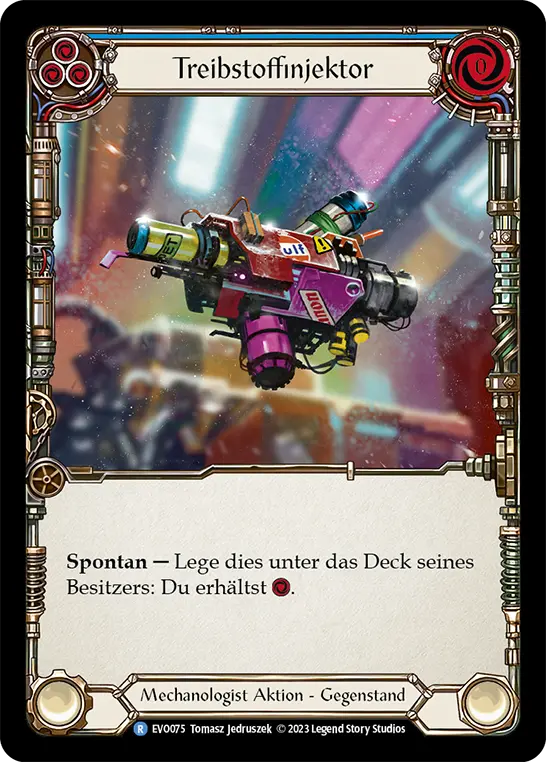 Card: Fuel Injector (blu)