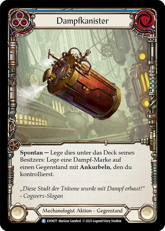 Card: Steam Canister (blu)