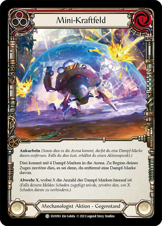 Card: Mini Forcefield (red)