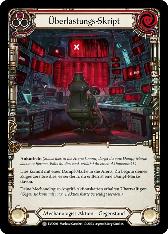 Card: Overload Script (red)