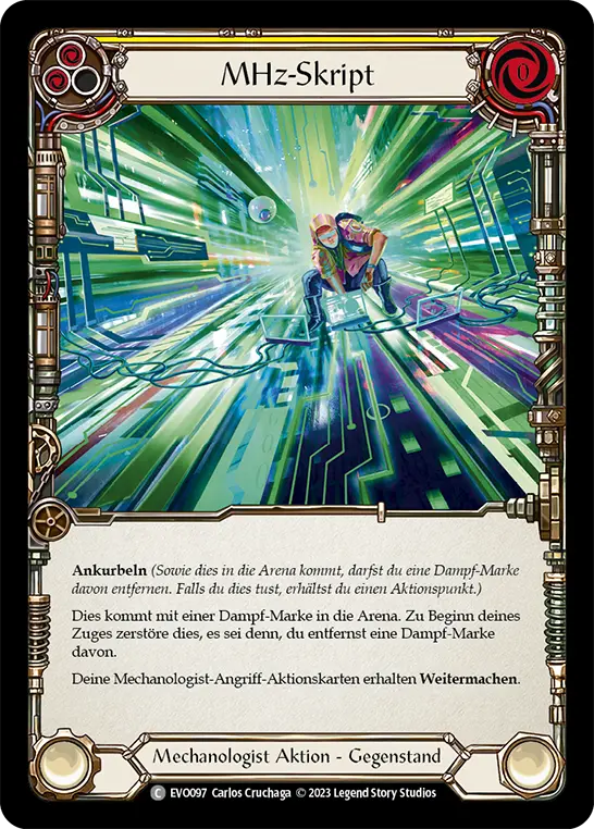 Card: MHz Script (yel)