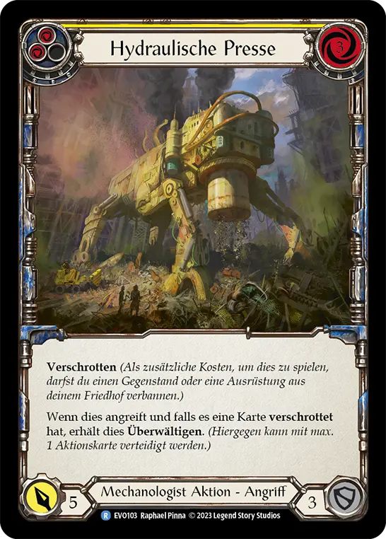 Card: Hydraulic Press (yel)