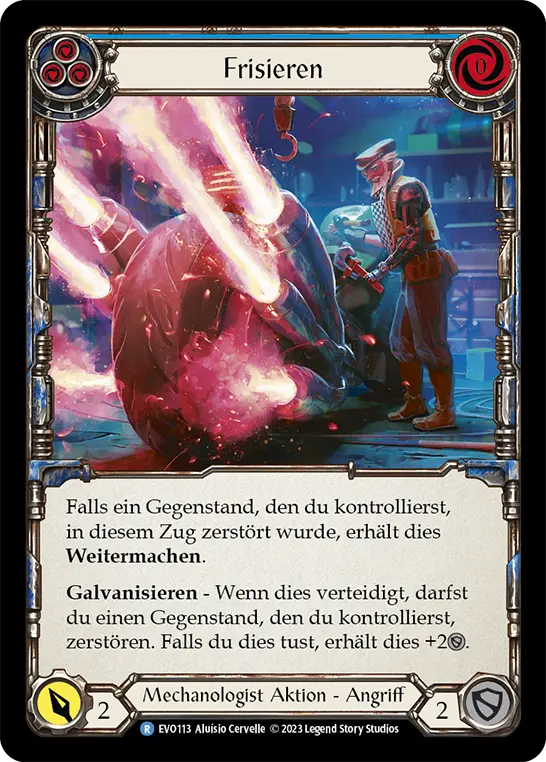 Card: Soup Up (blu)
