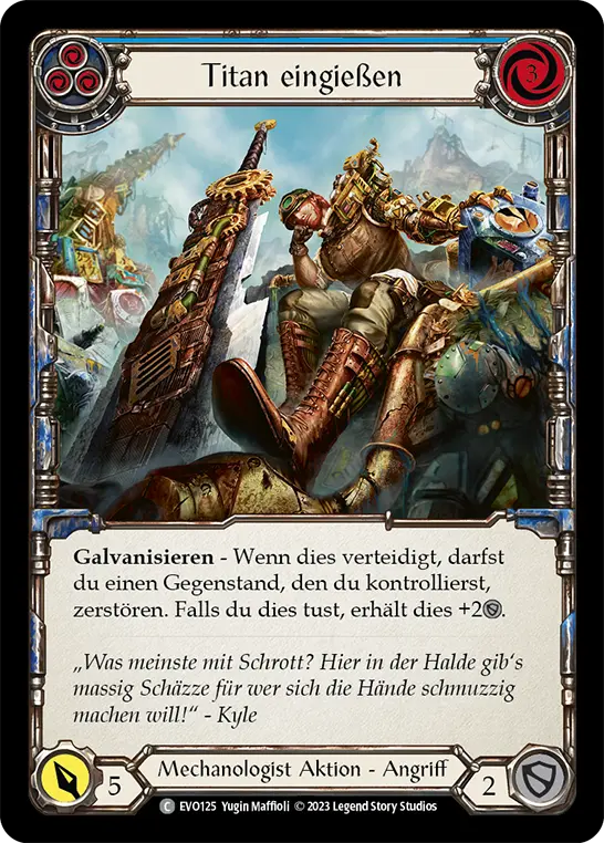 Card: Infuse Titanium (blu)