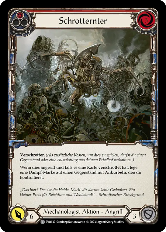Card: Scrap Harvester (red)