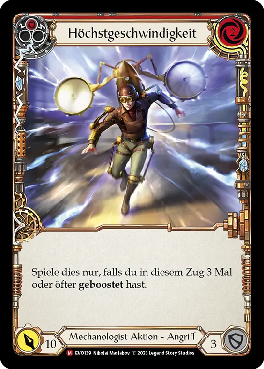 Card: Maximum Velocity (red)