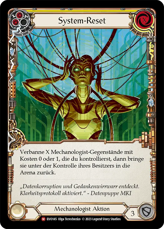 Card: System Reset (yel)