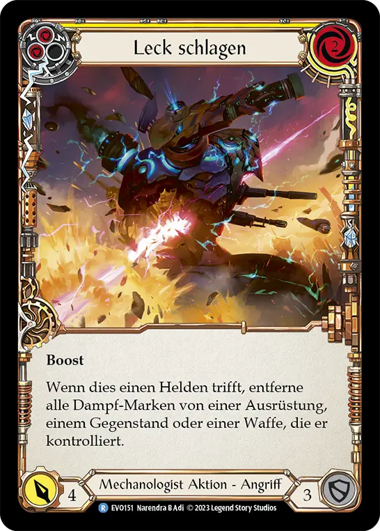 Card: Spring a Leak (yel)