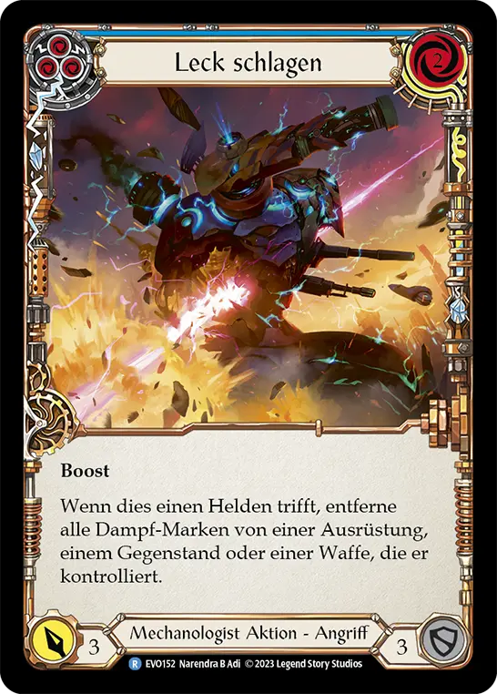 Card: Spring a Leak (blu)