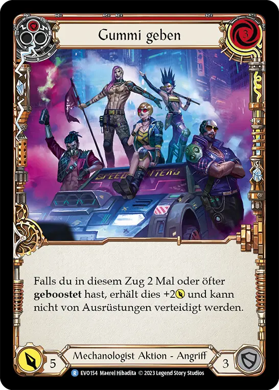 Card: Burn Rubber (red)
