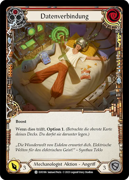 Card: Data Link (red)