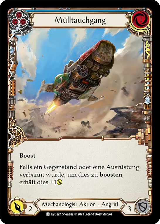 Card: Dumpster Dive (blu)