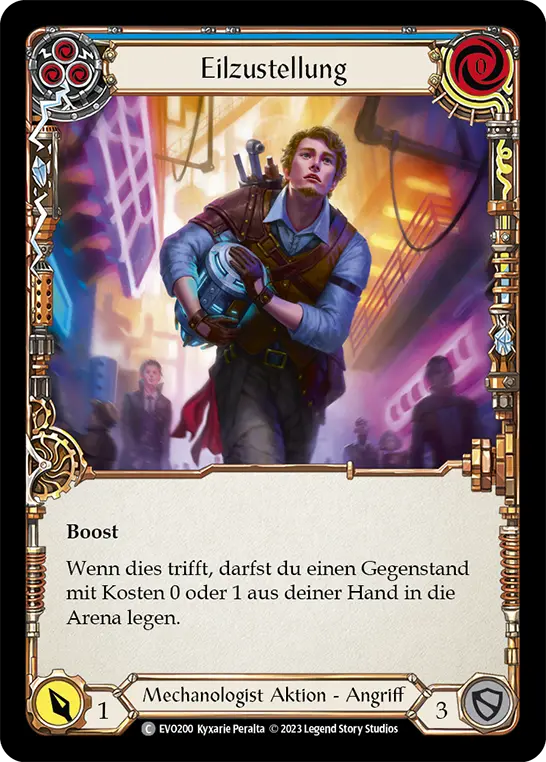 Card: Expedite (blu)