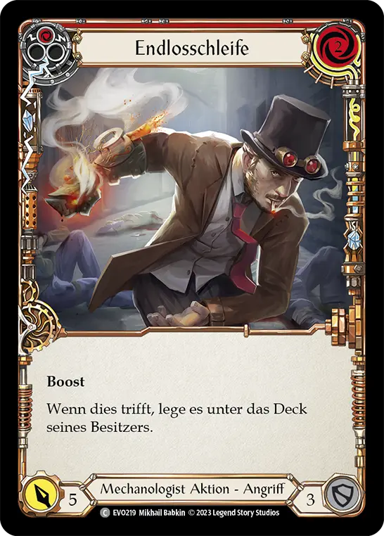 Card: Over Loop (red)