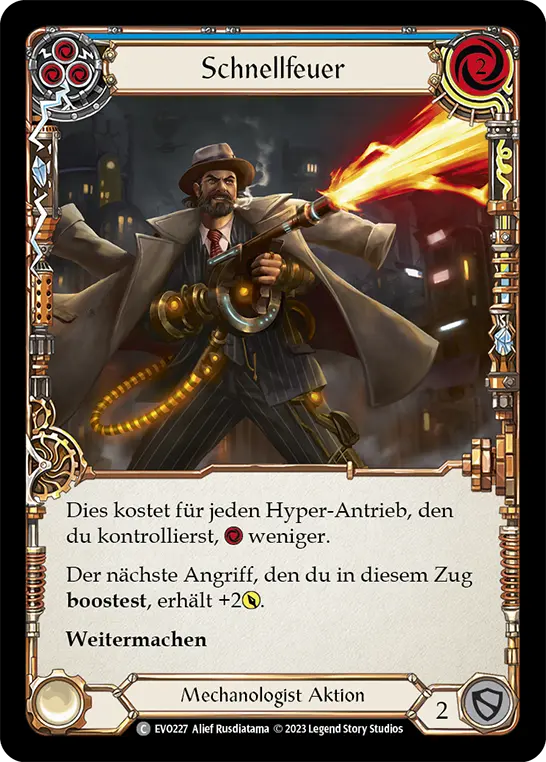 Card: Quickfire (blu)