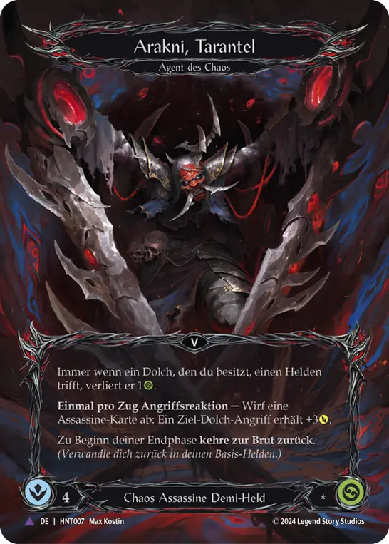 Card: Arakni, Tarantula