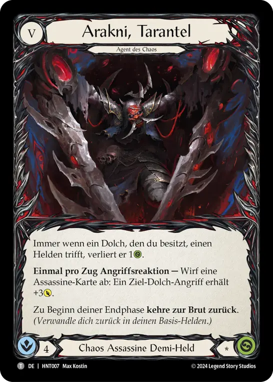 Card: Arakni, Tarantula