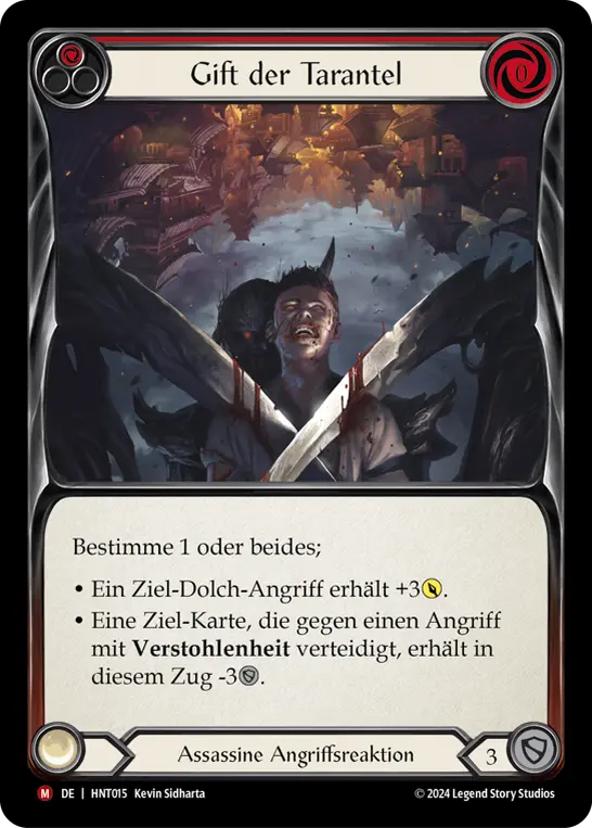 Card: Tarantula Toxin (red)