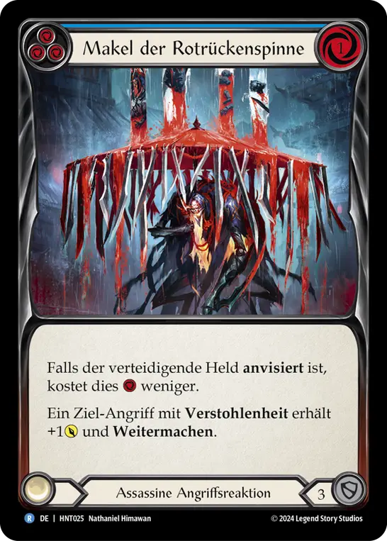 Card: Stains of the Redback (blu)